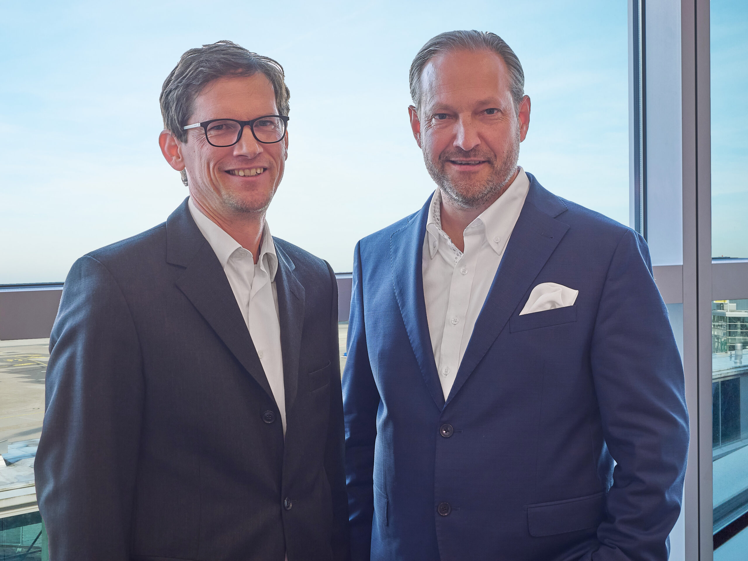 Claude Dupont (Partner at ConnectCom S.à r.l., Luxemburg) and Michael Radomski (CEO UPLINK Group, Düsseldorf) [from left to right]